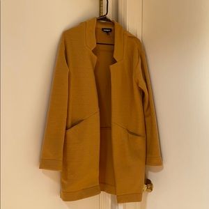 Express caramel yellow coat